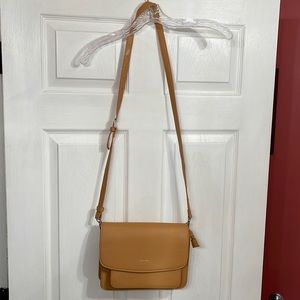 Pixie Mood vegan leather crossbody Tan